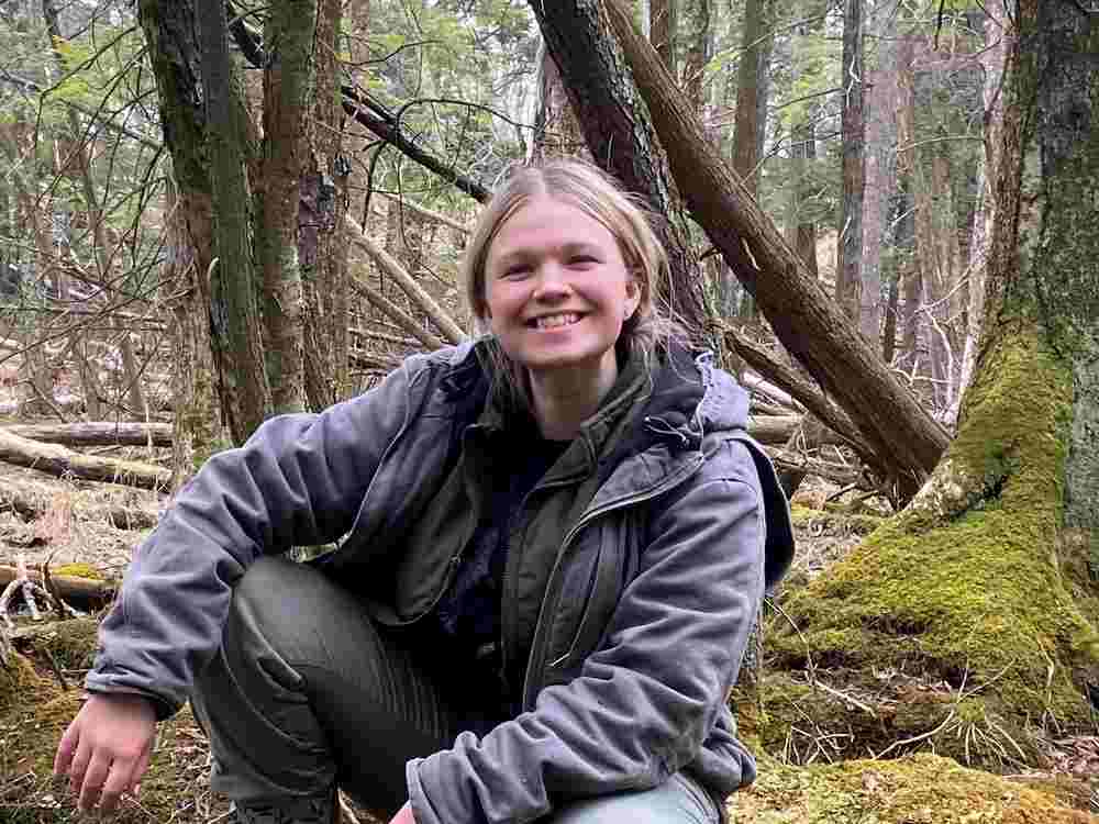 Keely Dunham defends thesis on using eDNA to track Hemlock Woolly Adelgid